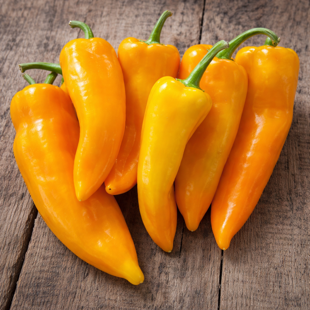 Organic 'Gatherer's Gold' yellow bell pepper