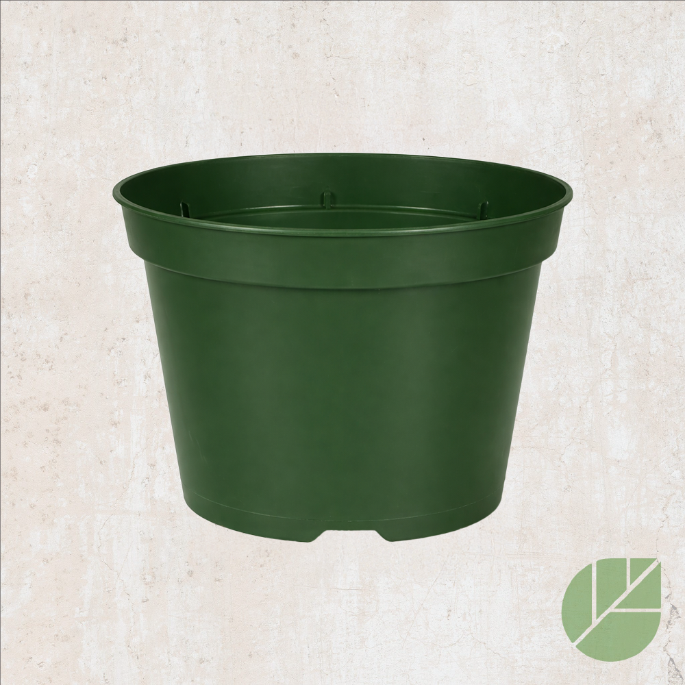 Lot De 5 Pots De Pépinière Ronds Garronda 38 X 25 Cm (20 L) – Plastique Robuste, Drainage Intégré, Antigel – Pour Semis, Rhododendrons, Arbustes, Intérieur/extérieur