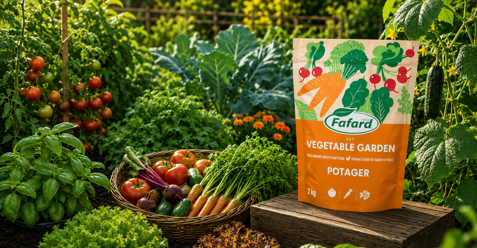 Engrais légumes et fruits Fafard en promotion pour potager et jardin
