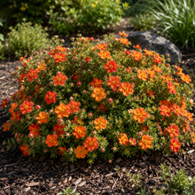 Potentilla fruticosa 'Red Ace'