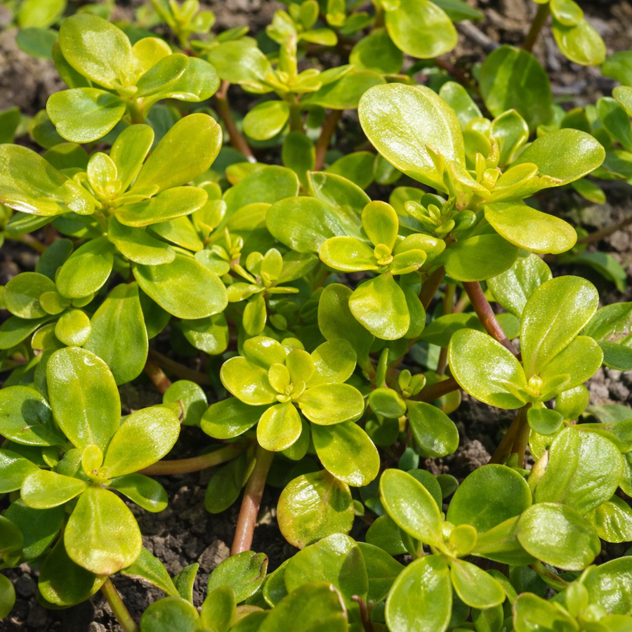 Organic golden purslane