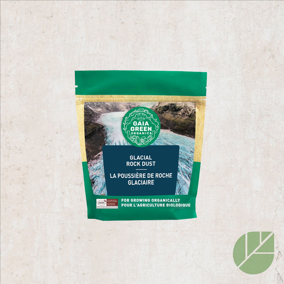 Gaia Green Poussière de roche glaciaire