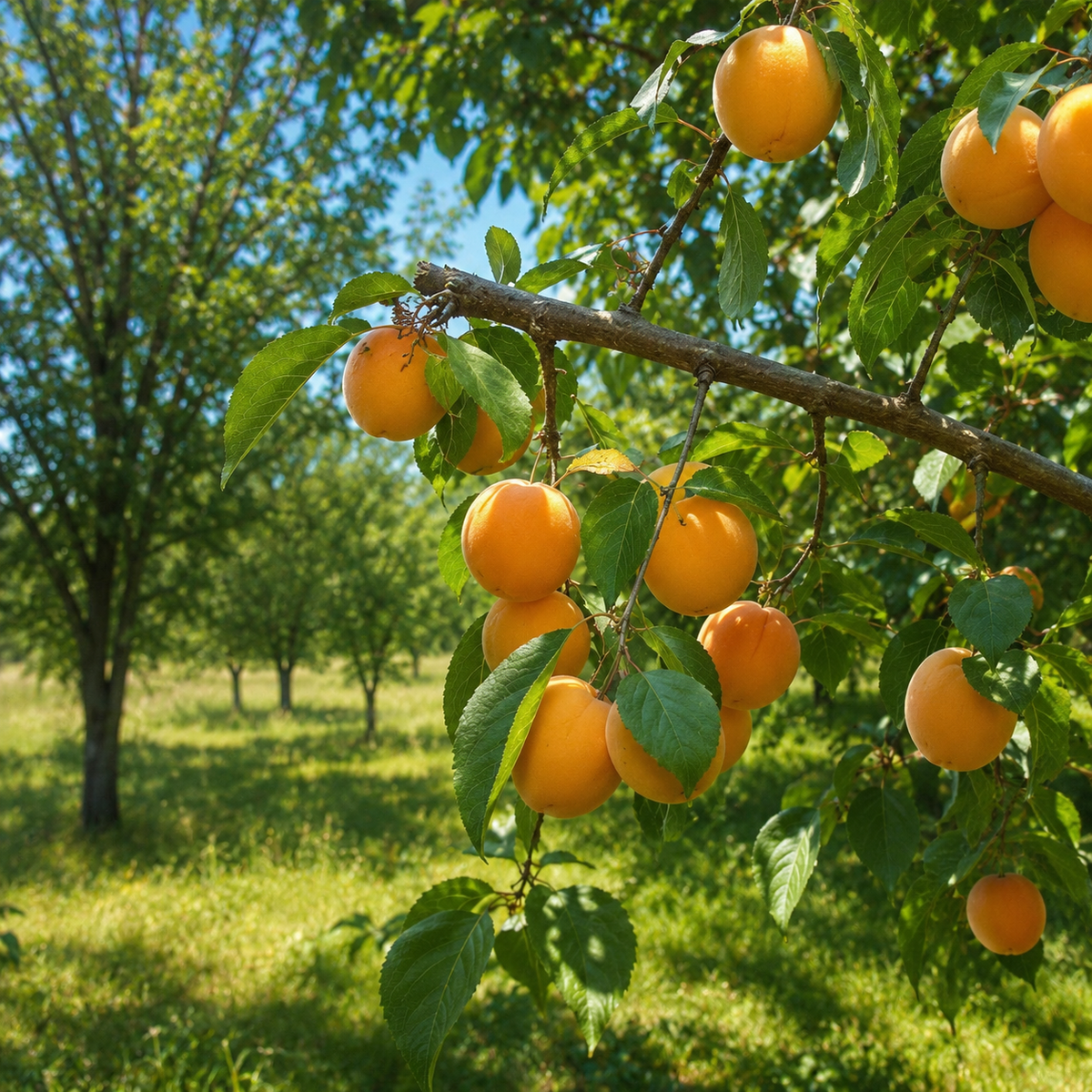 Prunus domestica 'Crescent'