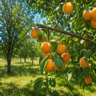 Prunus domestica 'Crescent'