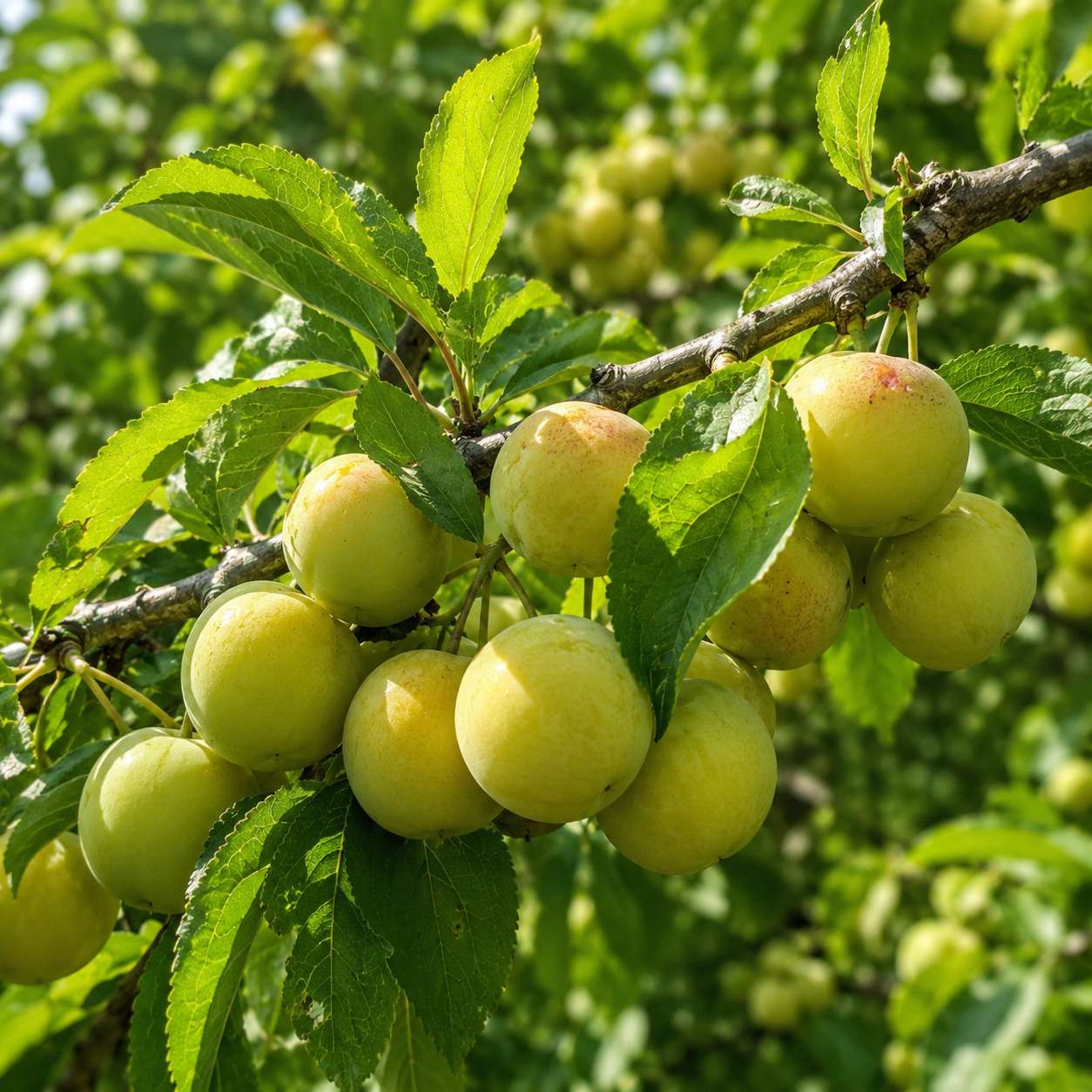 Prunus domestica 'Green Gage'