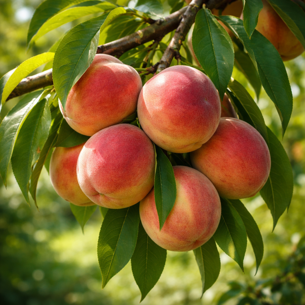 Prunus persica 'Redhaven'