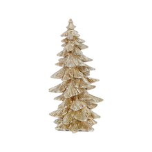 Sapin de Noël pailleté – Doré – 7,5 po
