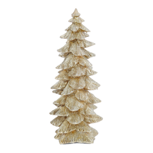 Sapin de Noël pailleté – Doré – 9,5 po