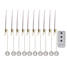 10 bougies de Noël lumineuses à suspendre avec télécommande – 12,5 po — Default Title — vue individuelle sur fond blanc