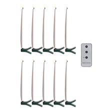 10 bougies lumineuses à pince pour sapin avec télécommande – 6 po — Default Title — vue individuelle sur fond blanc