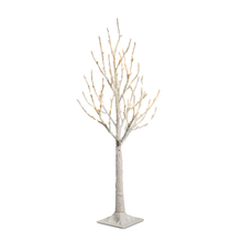 Arbre de Noël blanc givré lumineux – 3,5 pi — Default Title — vue individuelle sur fond blanc