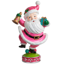 Figurine père Noël rétro rose – 16 po — Default Title — vue individuelle sur fond blanc