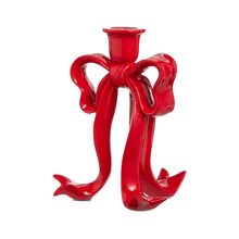 Chandelier de Noël à boucle — Rouge — 8 po — vue individuelle sur fond blanc