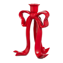 Chandelier de Noël à boucle — Rouge — 9 po — vue individuelle sur fond blanc