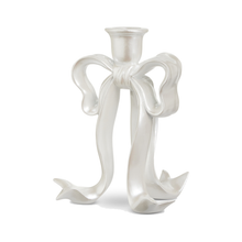 Chandelier de Noël à boucle – Blanc nacré – 8 po