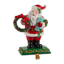 Support pour bas de Noël – 11 po — Père Noël — vue individuelle sur fond blanc