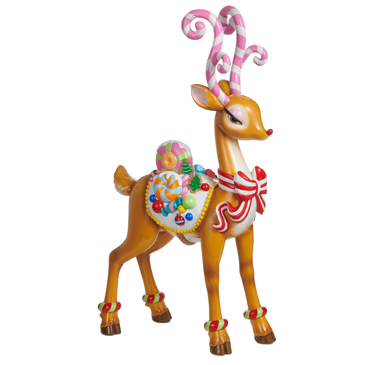 Cerf décoratif Sassy Jingle – 20 po — Default Title — vue individuelle sur fond blanc