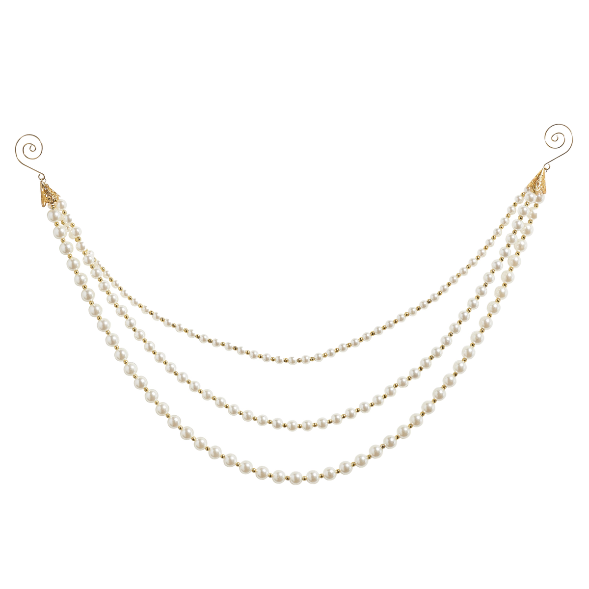 Guirlande de perles à plusieurs rangs – 20 po — Default Title — vue individuelle sur fond blanc