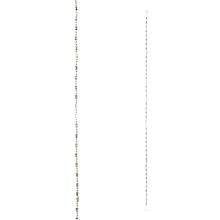 Guirlande de Noël à bijoux — Argenté — 5 pi — vue individuelle sur fond blanc