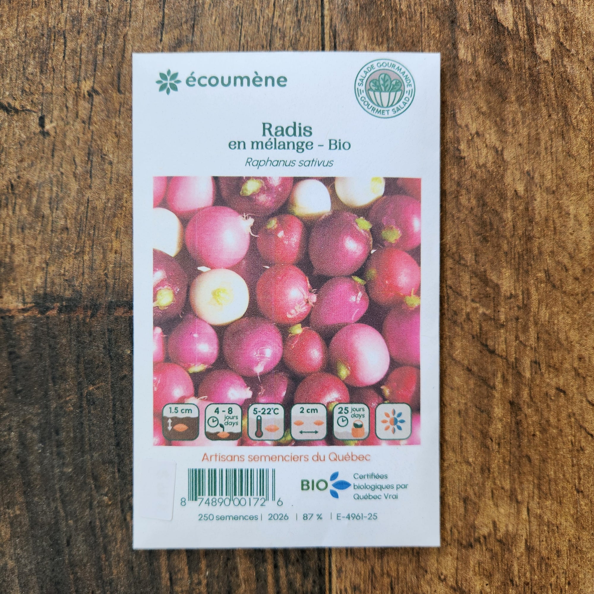 Organic Radish Mix