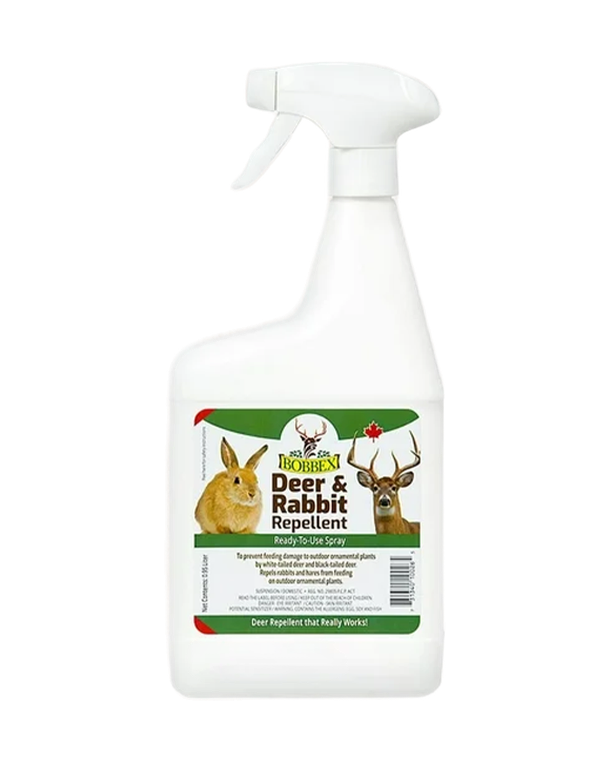 Répulsif à cerfs et lapins Prêt à l'emploi Bobbex® — photo sur fond blanc