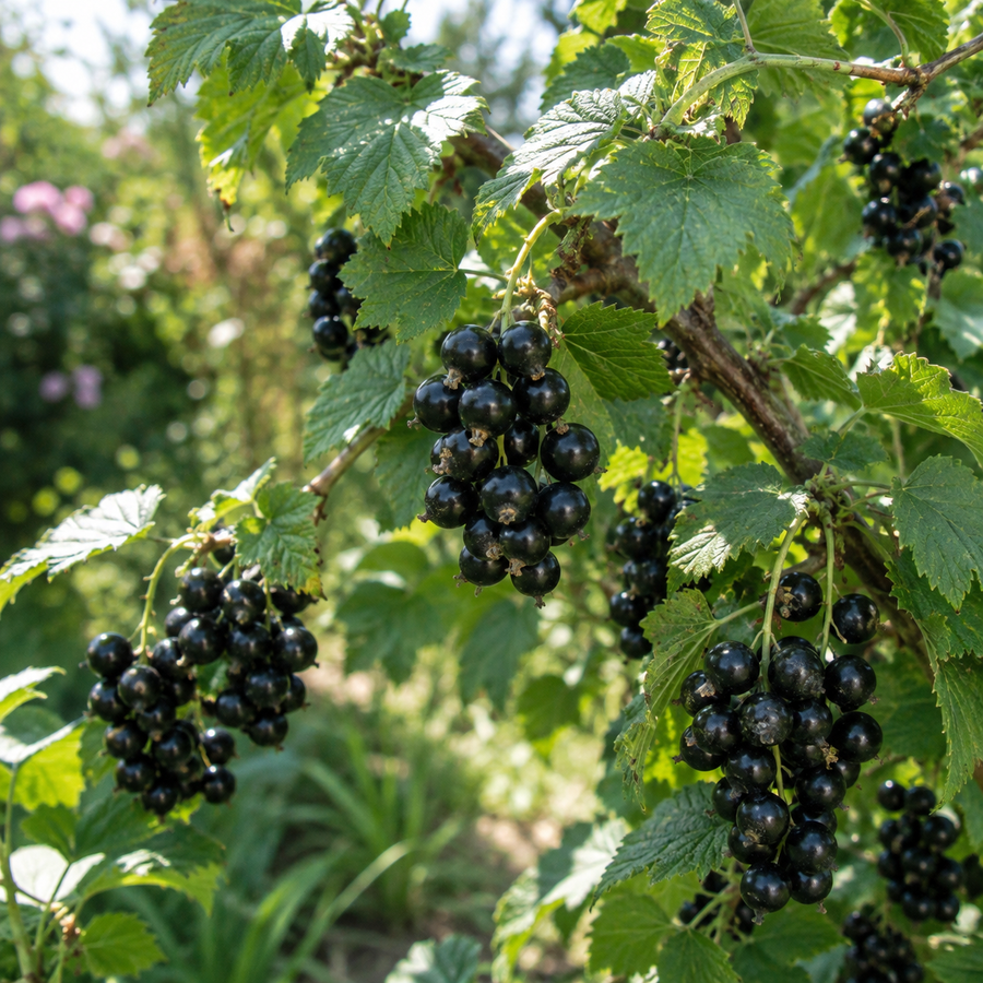 Ribes nigrum 'Ben Sarek'