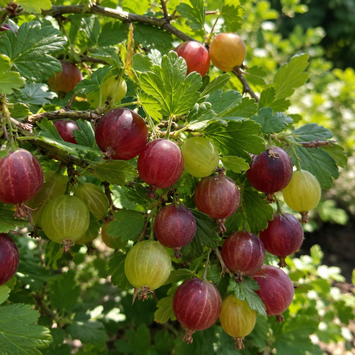 Ribes uva-crispa 'Red George'
