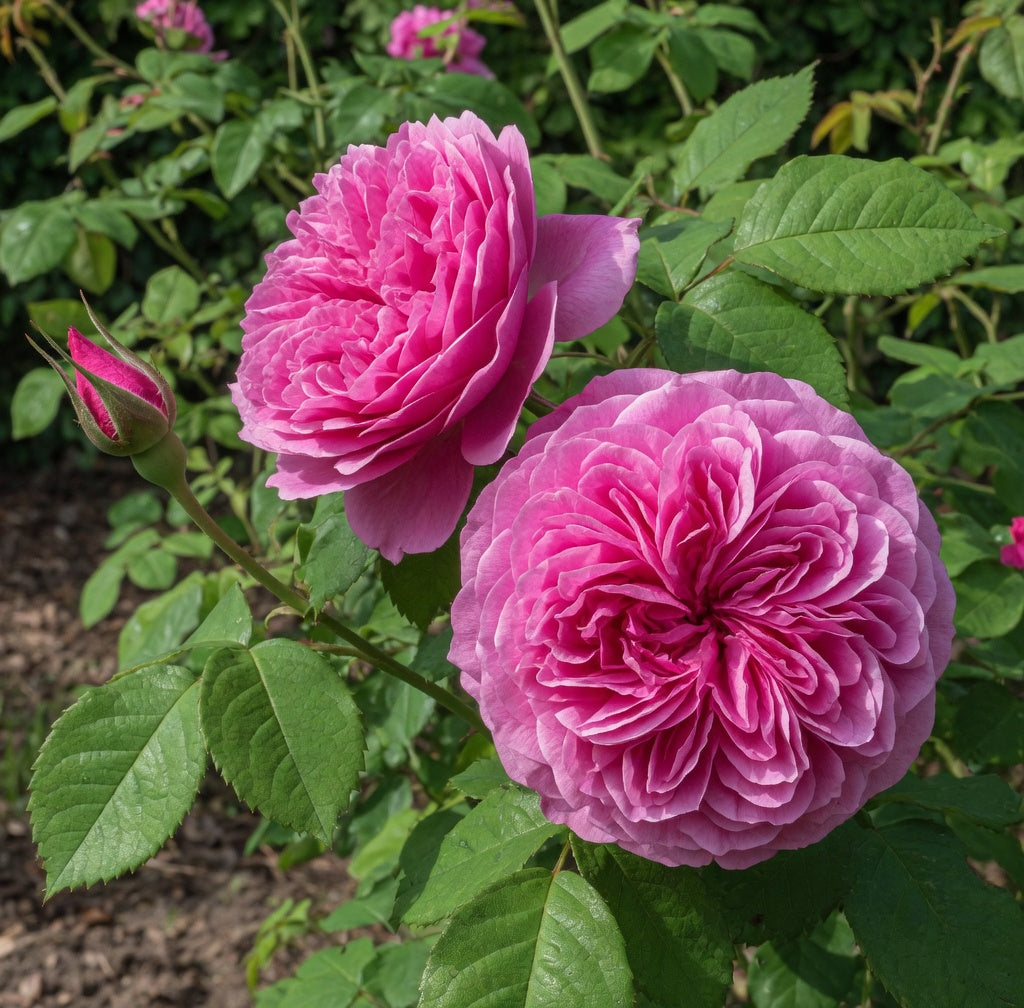 Rosier anglais ‘Gertrude Jekyll’ (Rosa)