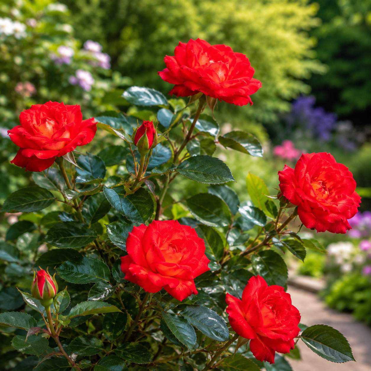 Shrub rose 'Always Together'