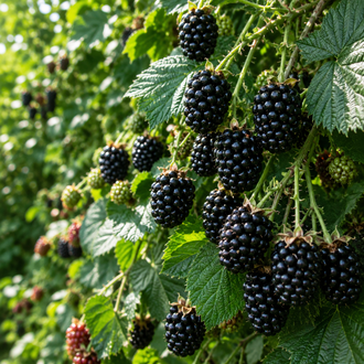 Rubus fruticosus 'Columbia Star'