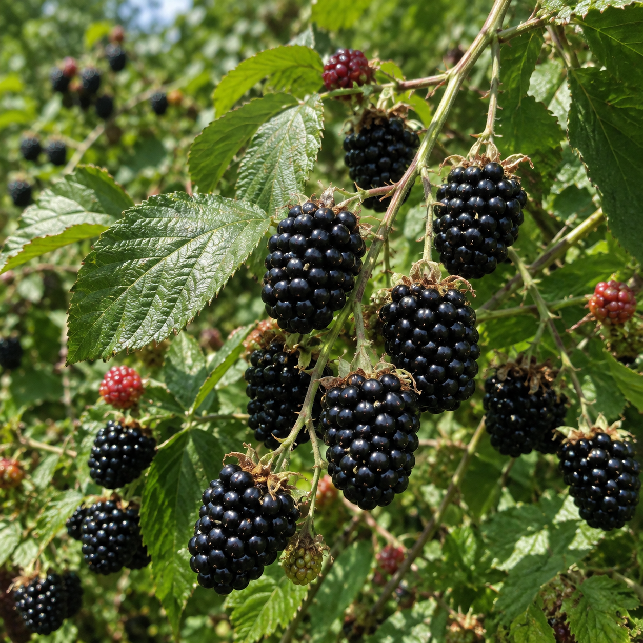 Rubus fruticosus 'Natchez'