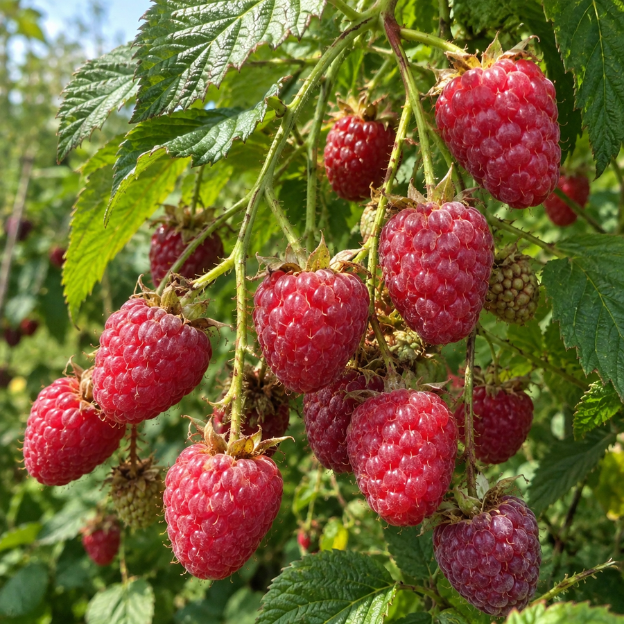Rubus idaeus 'Autumn Bliss'