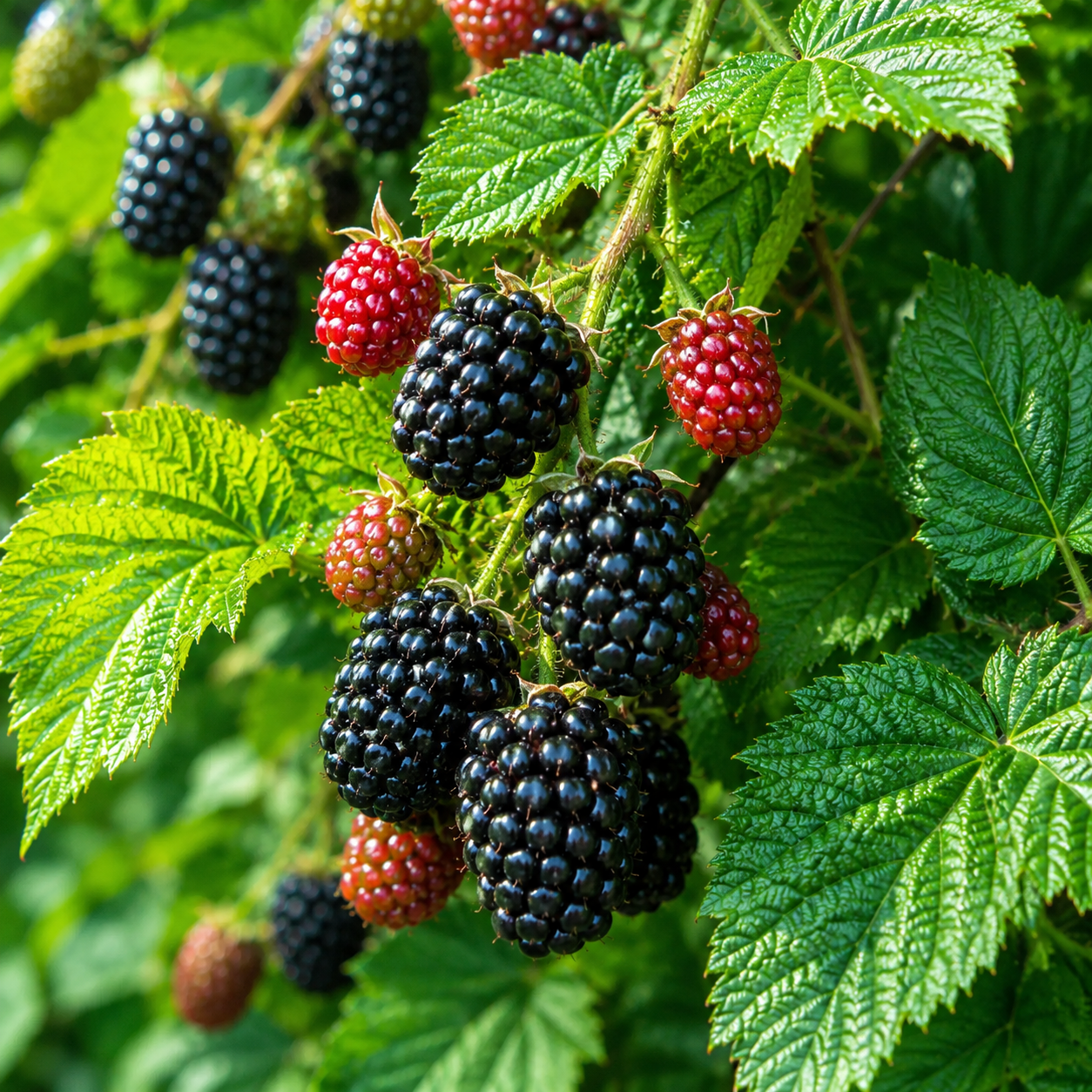 Rubus idaeus 'Bleu Nuit'