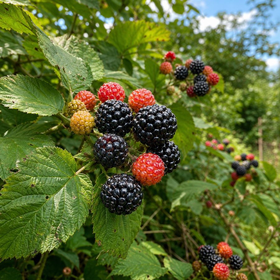 Rubus idaeus 'Cumberland'