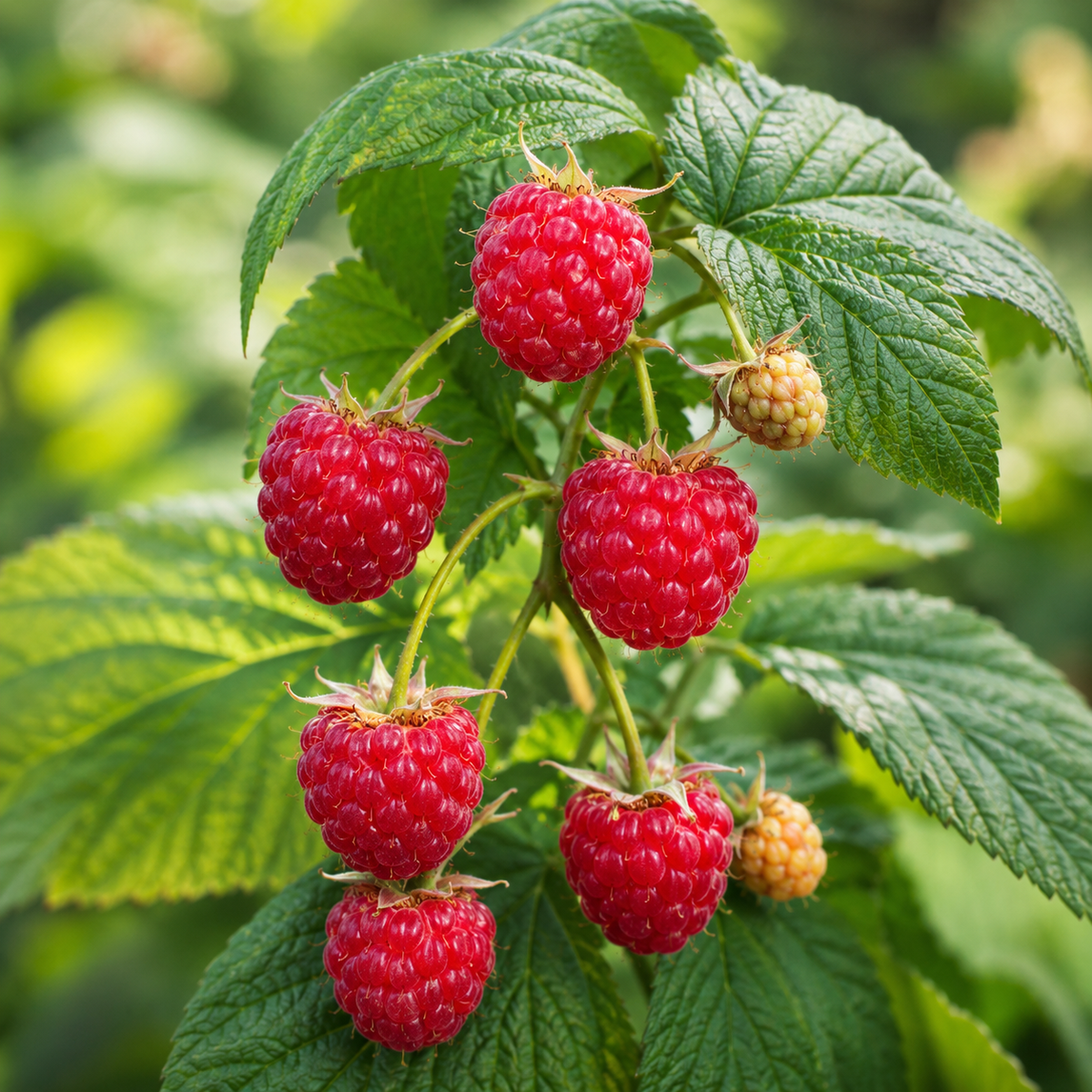 Framboisier ‘Heritage’ (Rubus idaeus)