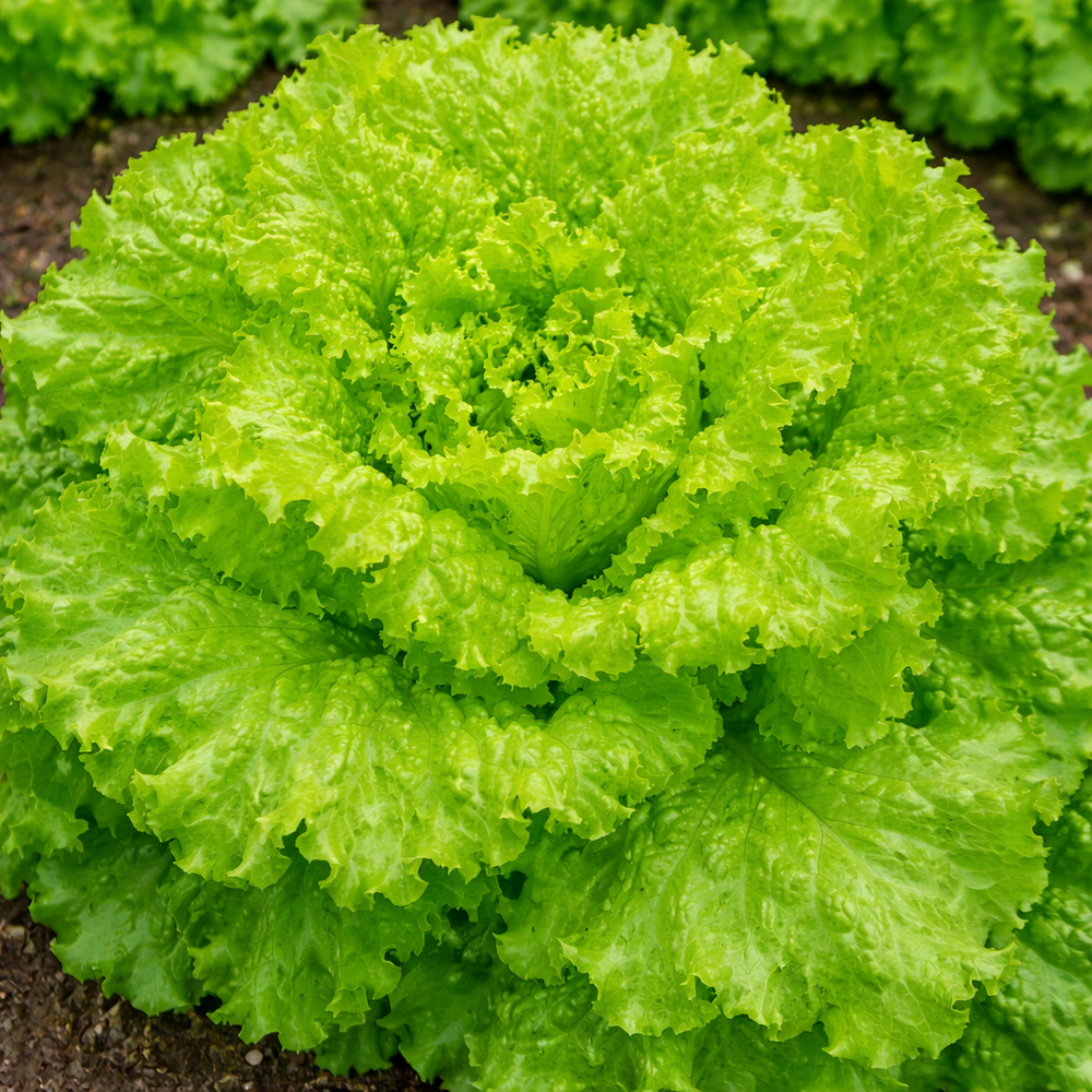 'Grand Rapids' lettuce on a ribbon