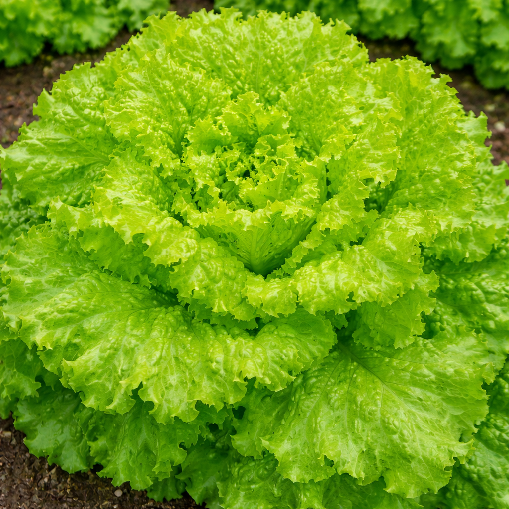 'Grand Rapids' lettuce on a ribbon