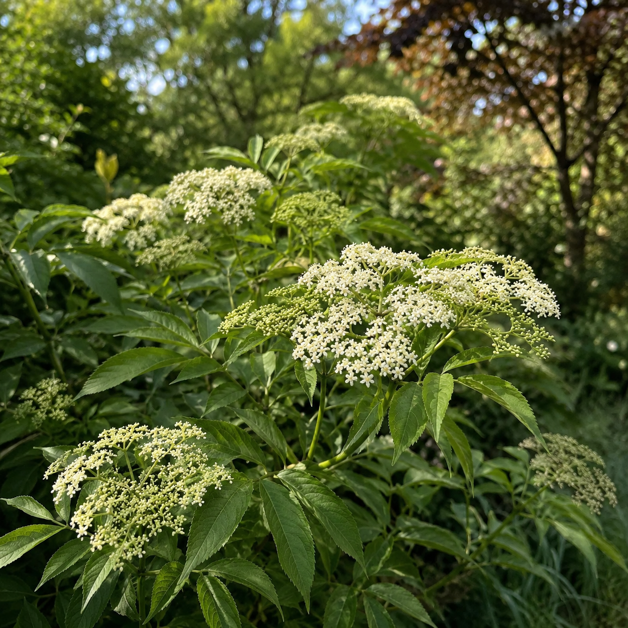 Sambucus canadensis 'Adams'