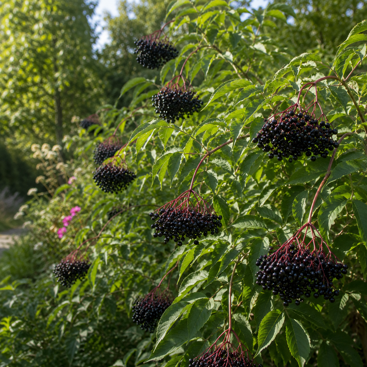Sambucus canadensis 'Nova'