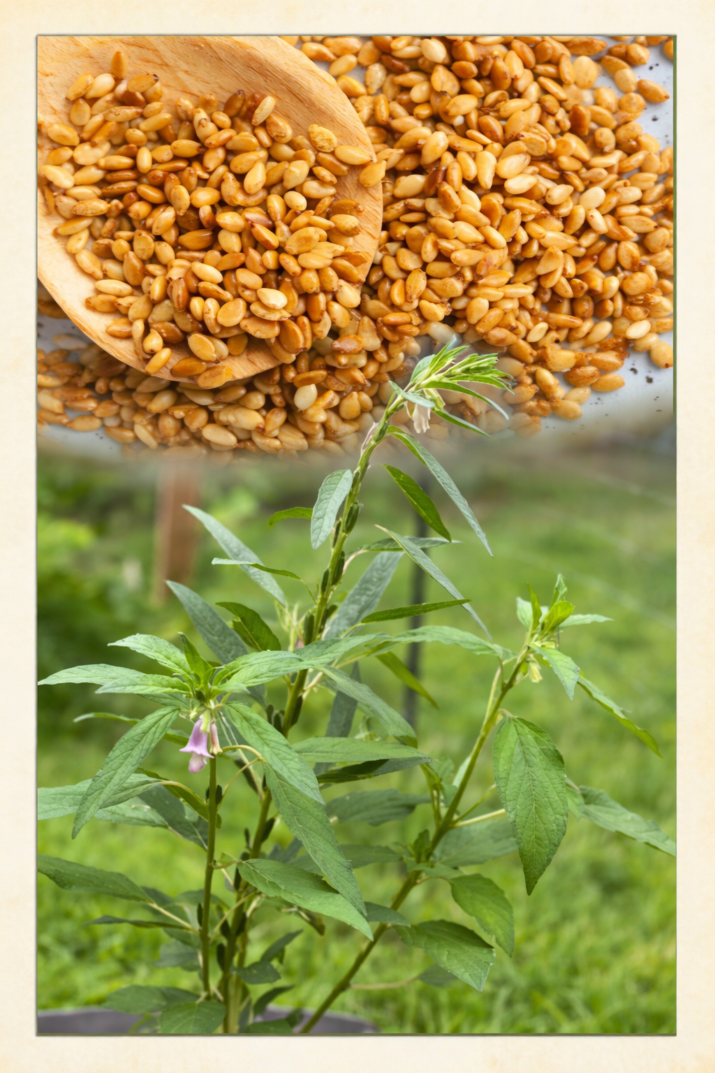 Sésame bio (<em>Sesamum indicum</em>)