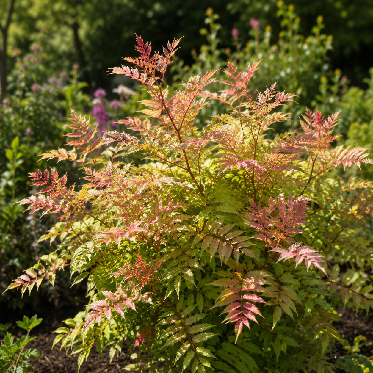 Sorbaria sorbifolia 'Pink Hopi'