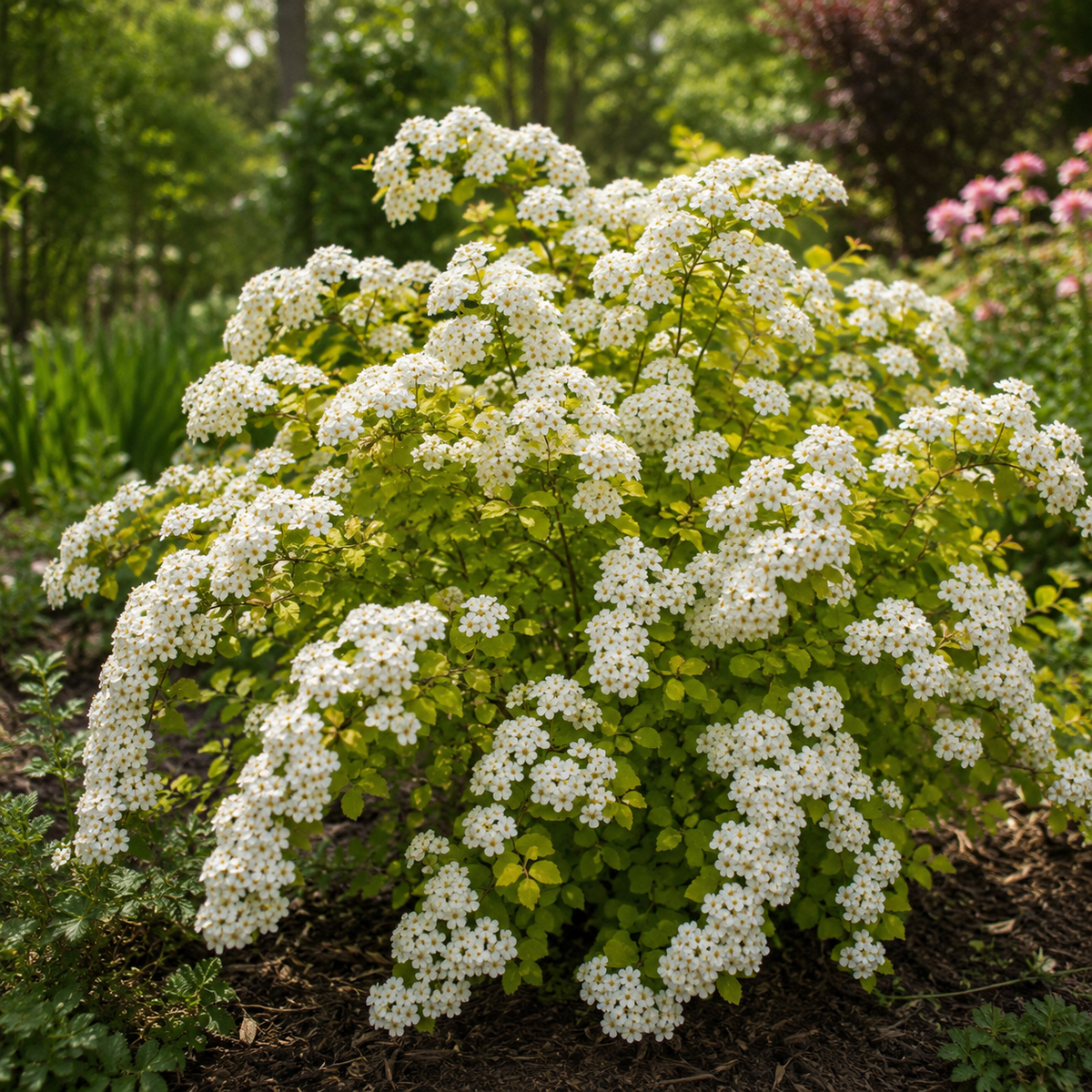 Spiraea × vanhouttei 'Firegold'