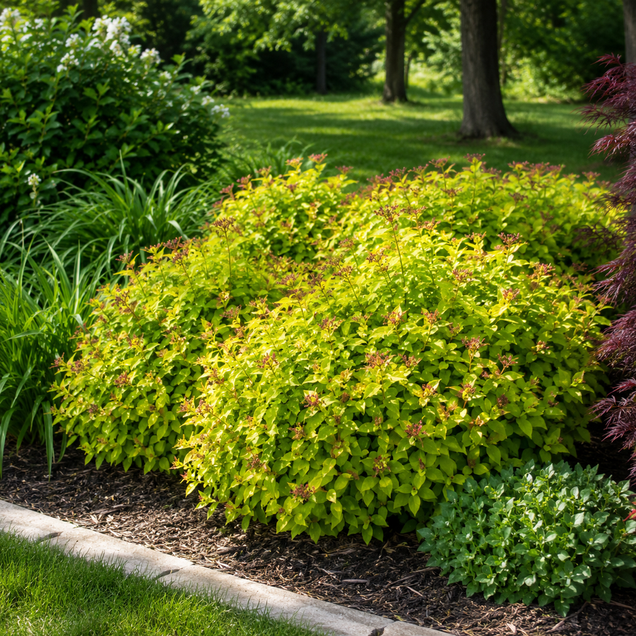 Spiraea japonica 'Flaming Elf'