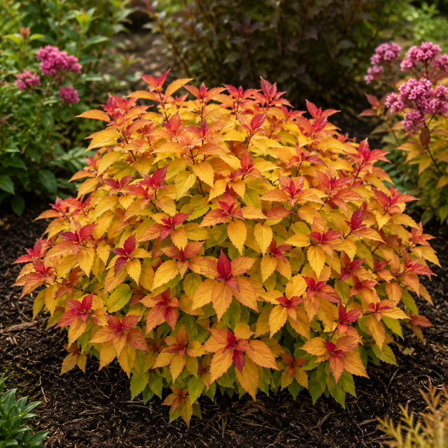 Spiraea japonica 'Fire Light'
