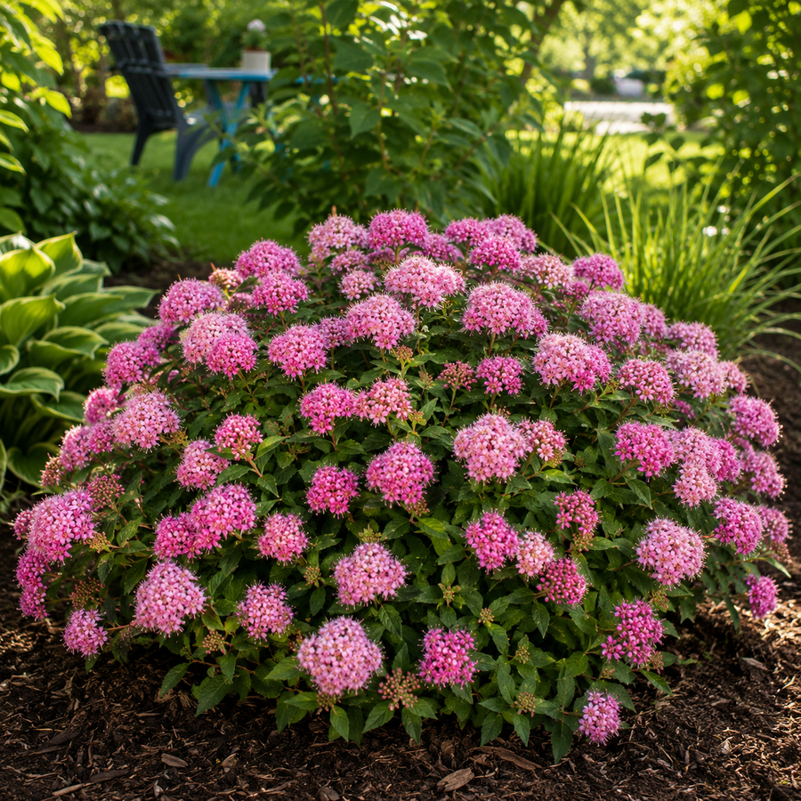 Spiraea japonica 'Poprocks Petite'