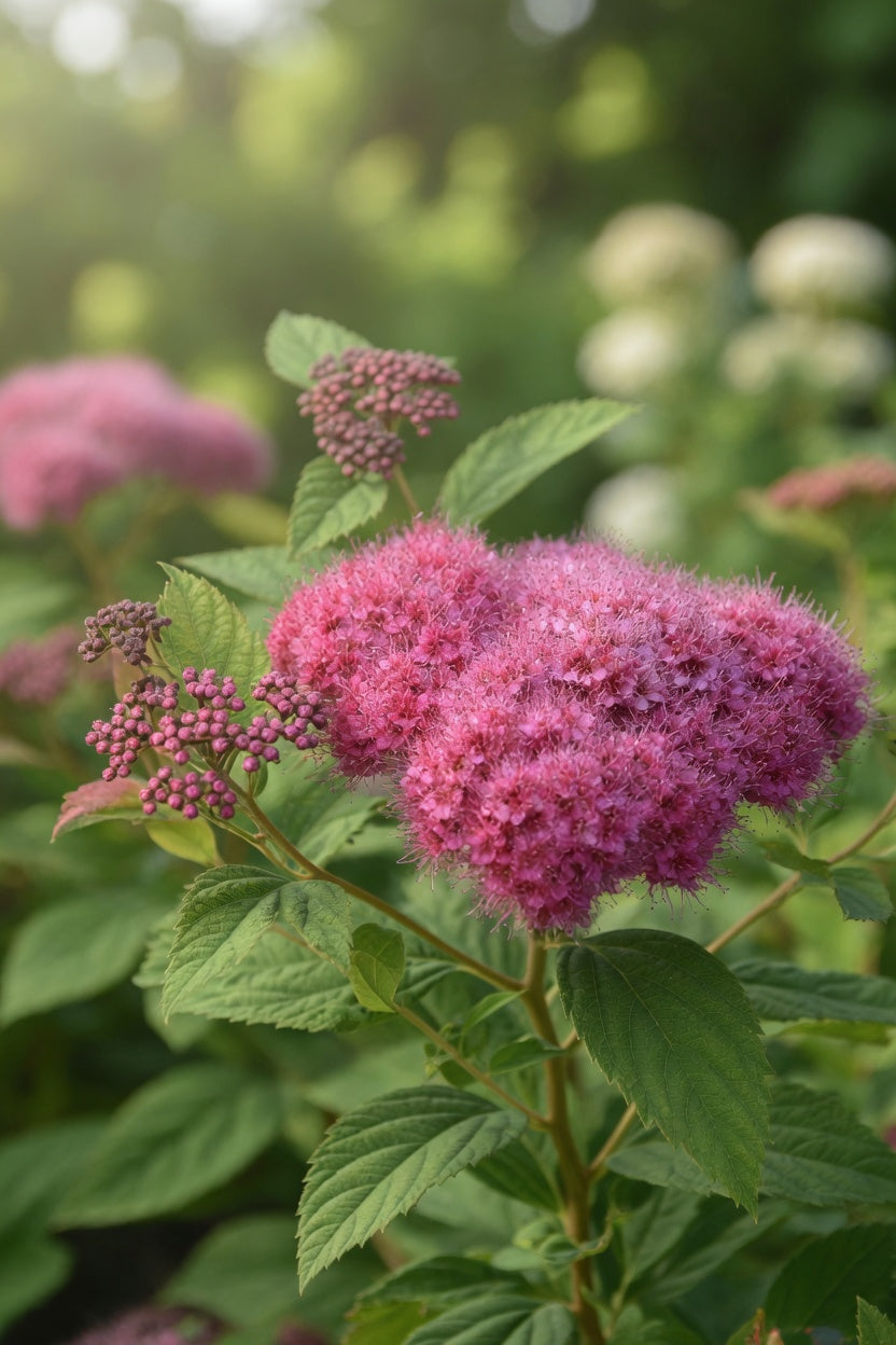Spiraea japonica 'Double Play Red