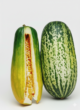 Melon indien fendu bio
