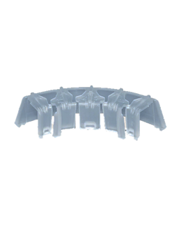 100 Support accordéon arqué en plastique pour grappe de tomate – Transparent