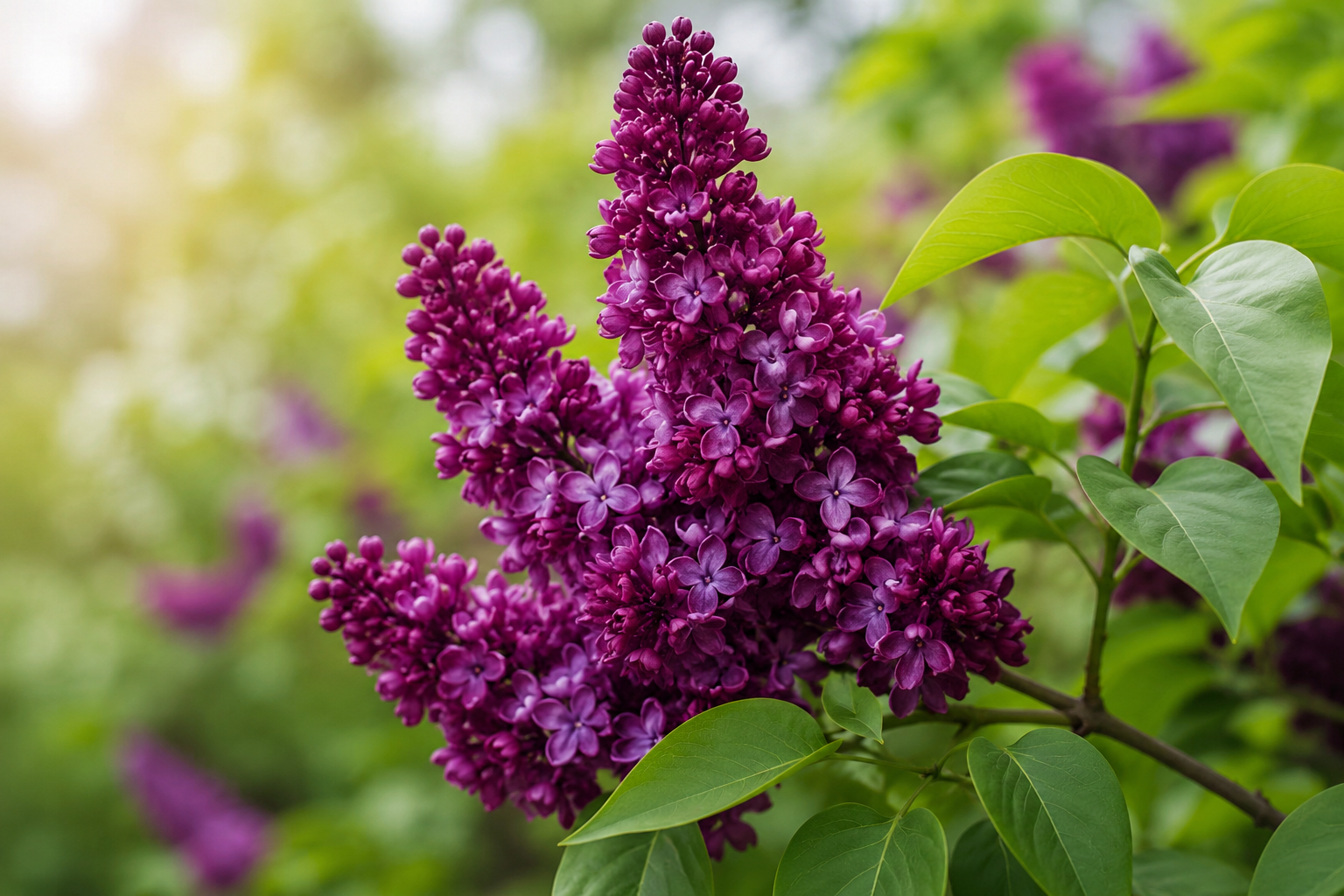 Syringa vulgaris 'Paul Thirion'