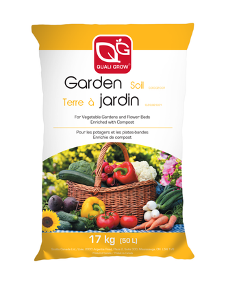 Terre à jardin 0.3-0.02-0.01 Quali Grow — photo sur fond blanc
